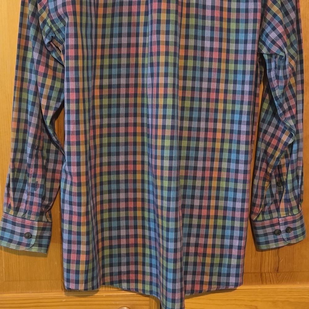 ORVIS Men's Shirt Long Sleeve 100% Cotton Plaid India Button Front - Picture 8 of 8